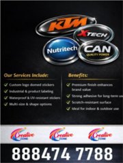 Premium 3D Domed Stickers Printing at Best Price 