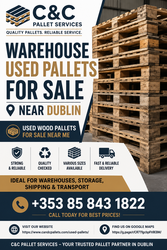 Warehouse Used Pallets for Sale Near Dublin